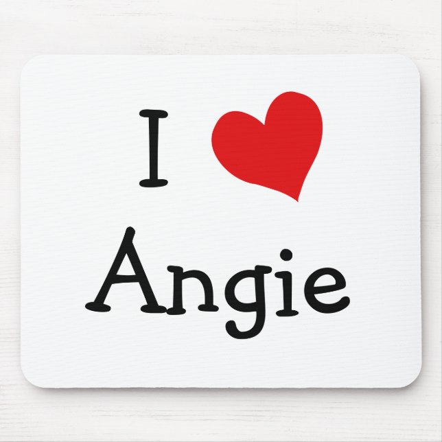 I Liebe Angie Mousepad (Vorne)