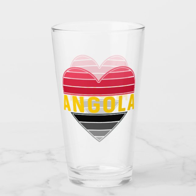 I Liebe Angola, Angola Glas (Vorderseite)
