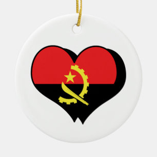 I Liebe Angola Ornament