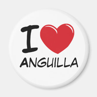 I Liebe Anguilla Magnet