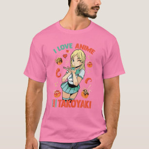 I Liebe Anime and Takoyaki - Niedlich Kawaii - Man T-Shirt