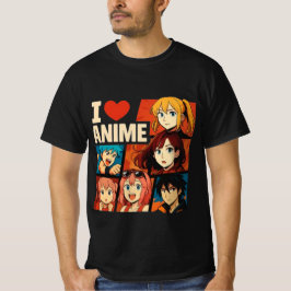 I Liebe Anime Fan Art T-Shirt