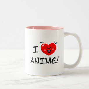 I Liebe Anime Zweifarbige Tasse
