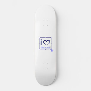 I Liebe animieren Skateboard