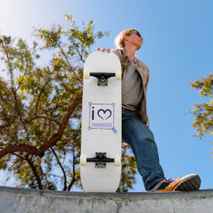 I Liebe animieren Skateboard