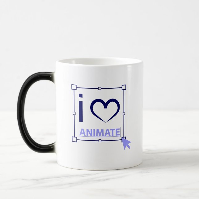 I Liebe animieren Verwandlungstasse (Links)