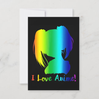 i Liebe animiert lustiges Manga Cosplay Einladung