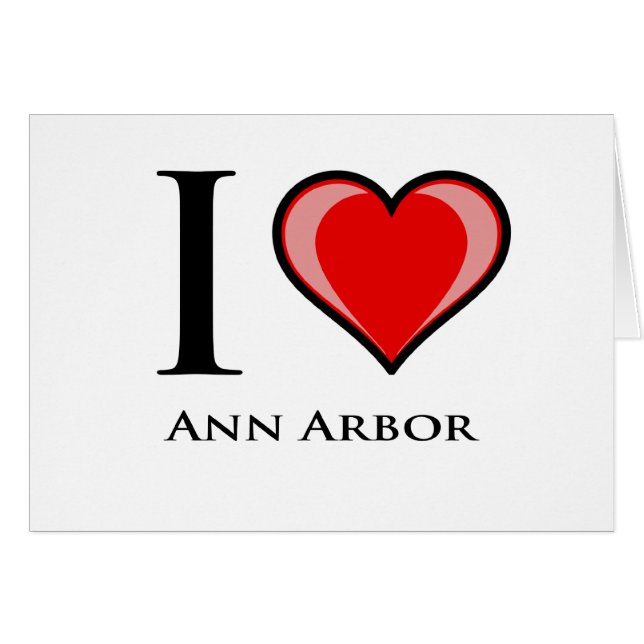I Liebe Ann Arbor (Vorderseite (Horizontal))