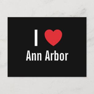 I Liebe Ann Arbor Postkarte
