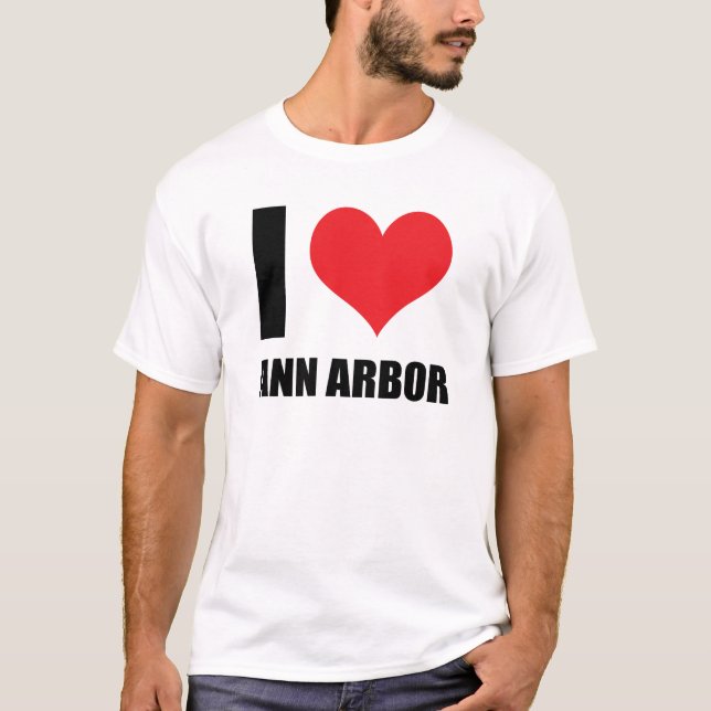 I Liebe Ann Arbor T-Shirt (Vorderseite)
