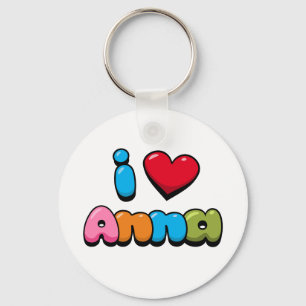 I Liebe Anna Schlüsselanhänger