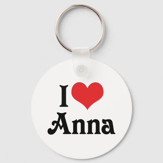 I Liebe Anna Schlüsselanhänger (Vorderseite)