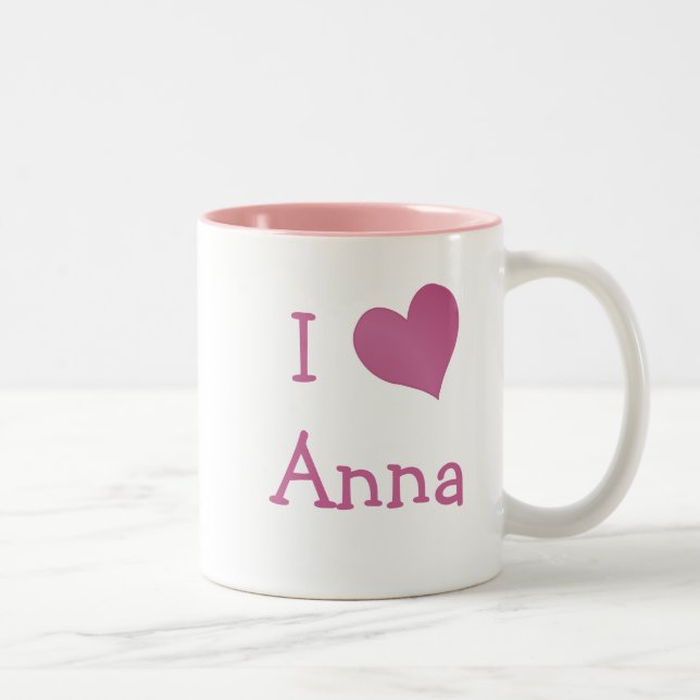 I Liebe Anna Zweifarbige Tasse (Rechts)