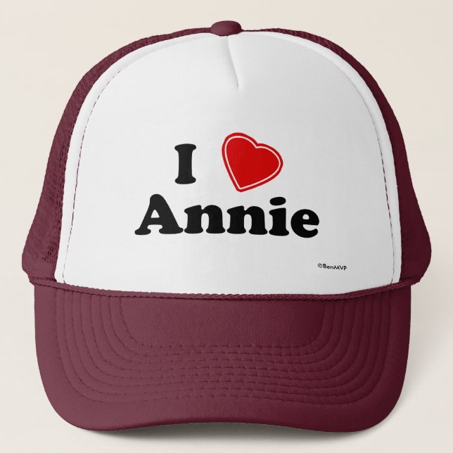 I Liebe Annie Truckerkappe (Vorderseite)