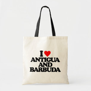 I LIEBE ANTIGUA UND BARBUDA TRAGETASCHE