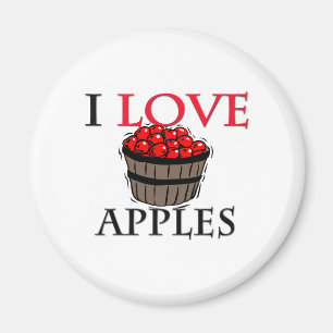I Liebe-Äpfel Magnet