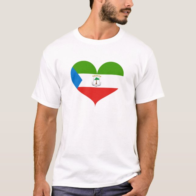 I Liebe Äquatoriale Guinea T-Shirt (Vorderseite)