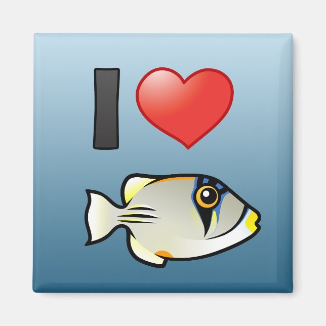 I Liebe Arabian Picassofish Magnet (Vorne)