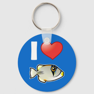I Liebe Arabian Picassofish Schlüsselanhänger
