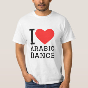 I Liebe Arabischer Tanz T-Shirt