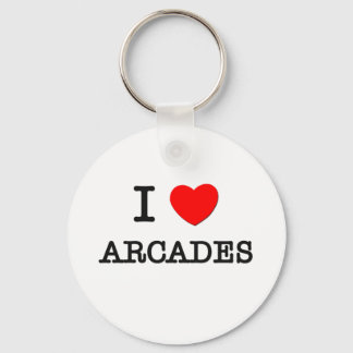 I Liebe Arcades Schlüsselanhänger