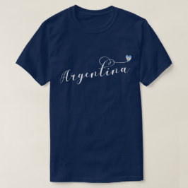 I Liebe Argentinien, Argentinisches Flaggenherz T-Shirt