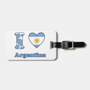 I Liebe Argentinien Gepäckanhänger