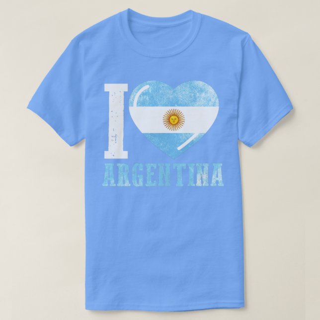 I Liebe Argentinien T-Shirt (Design vorne)