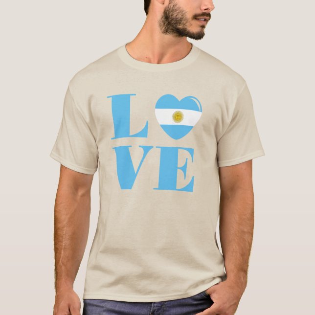 I Liebe Argentinien T-Shirt (Vorderseite)