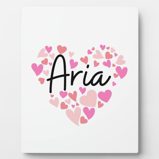 I Liebe Aria Fotoplatte (Vorderseite)