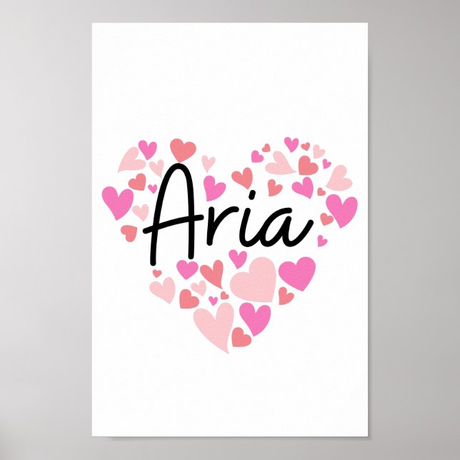 I Liebe Aria Poster (Vorne)