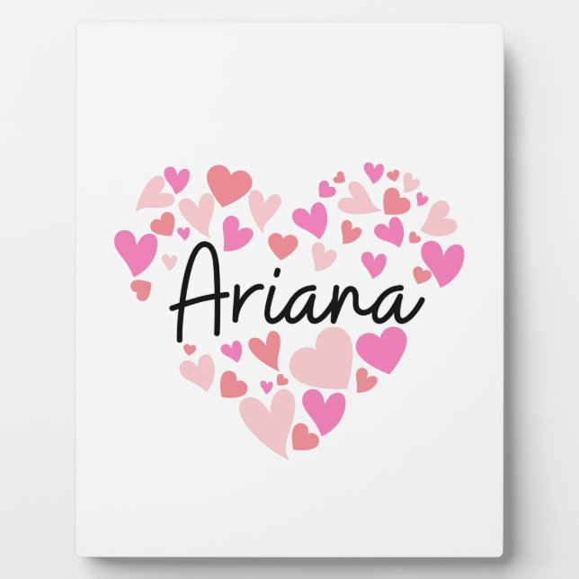 I Liebe Ariana Fotoplatte (Vorderseite)