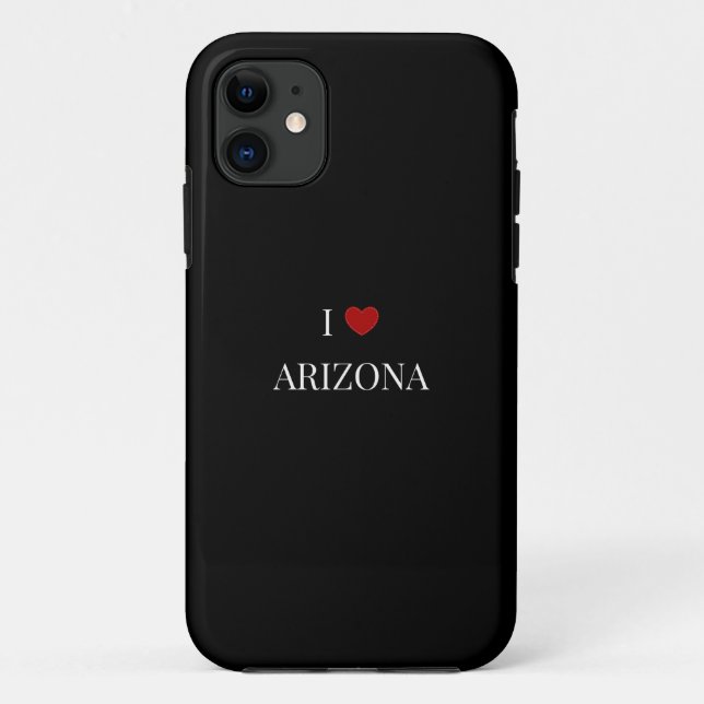 "I Liebe Arizona" Case-Mate iPhone Hülle (Rückseite)