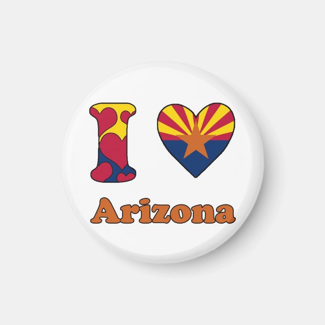 I Liebe Arizona Magnet (Vorne)