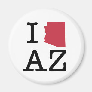 I Liebe Arizona Magnet
