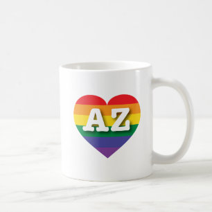 I Liebe Arizona Rainbow Heart Kaffeetasse