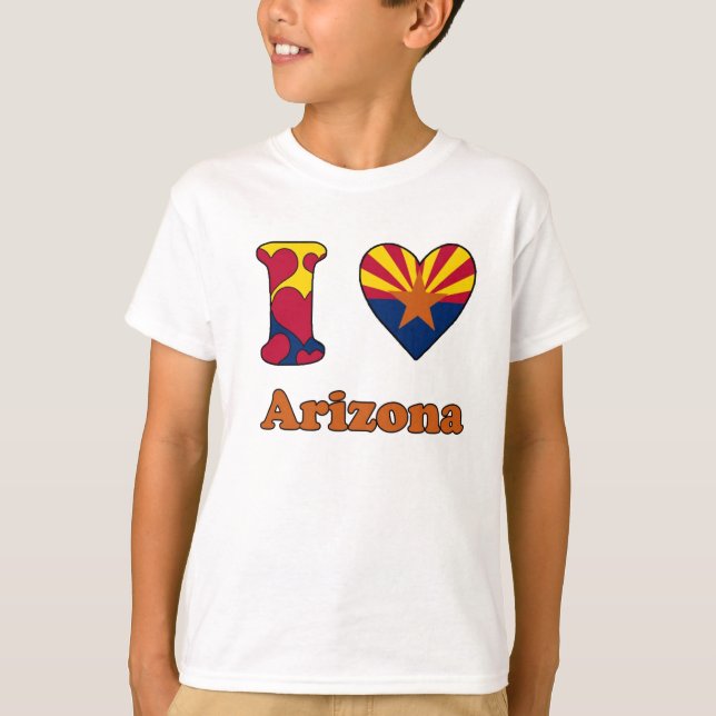 I Liebe Arizona T-Shirt (Vorderseite)