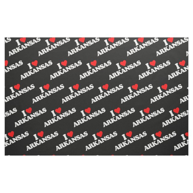 I LIEBE ARKANSAS STOFF (Fat Quarter (45,7 x 55,9 cm))
