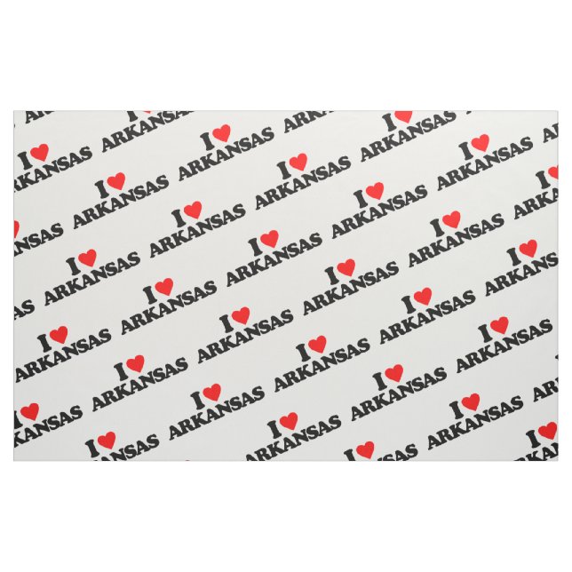 I LIEBE ARKANSAS STOFF (Fat Quarter (45,7 x 55,9 cm))