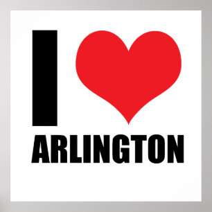 I Liebe Arlington Poster