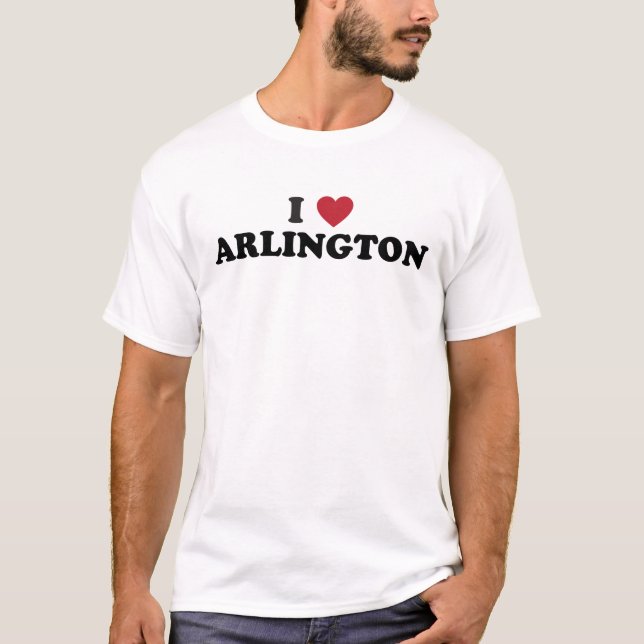 I Liebe Arlington Texas T-Shirt (Vorderseite)