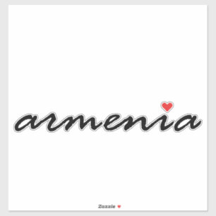 I Liebe Armenien Aufkleber