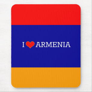 I Liebe Armenien, Flagge Armeniens Mousepad