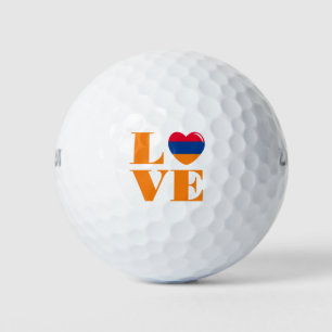 I Liebe Armenien Golfball