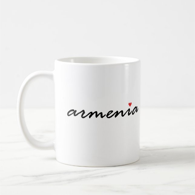 I Liebe Armenien Kaffeetasse (Links)