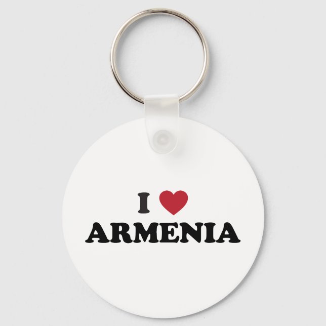 I Liebe Armenien Schlüsselanhänger (Vorderseite)