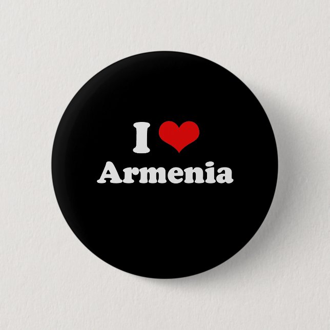 I Liebe-Armenien-T-Shirt Button (Vorderseite)