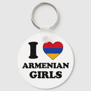 I Liebe armenische Mädchen Schlüsselanhänger