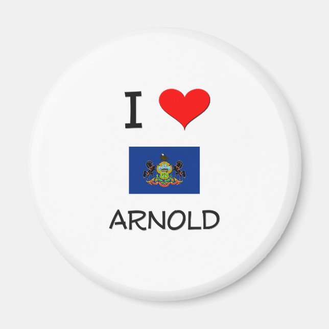 I Liebe Arnold Pennsylvania Magnet (Vorne)