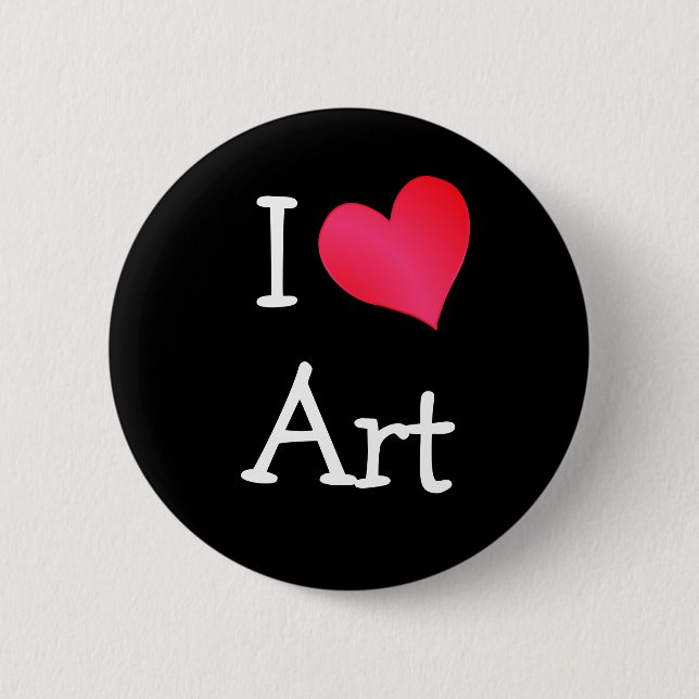 I Liebe Art Button (Vorderseite)